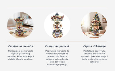 Kolotoč hracia skrinka 18cm s gravírovaním