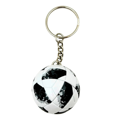 Športový prívesok na kľúče futbalová lopta s personalizovaným gravírovaním