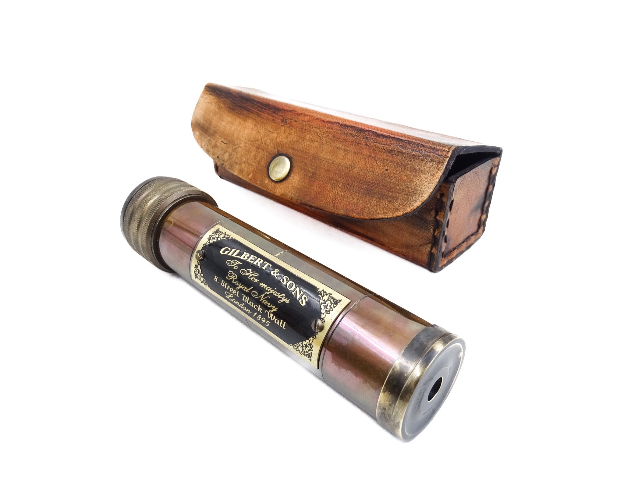Kalejdoskop vintage w skórzanym etui z możliwością personalizacji grawerem