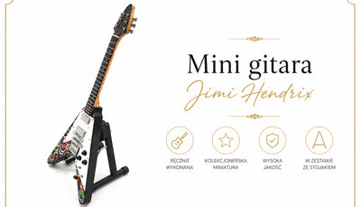 Mini gitara Jimi Hendrix - Psychedelic F. V - MGT-1182