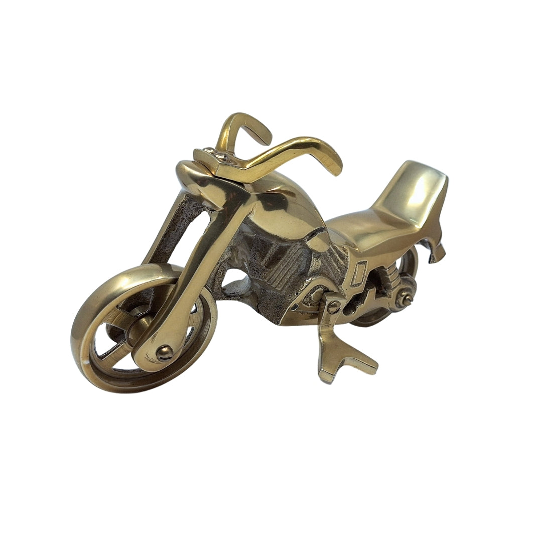 Model motocykla N-2784 s možnosťou personalizácie gravírovaním – antická mosadz, 23 x 14 cm