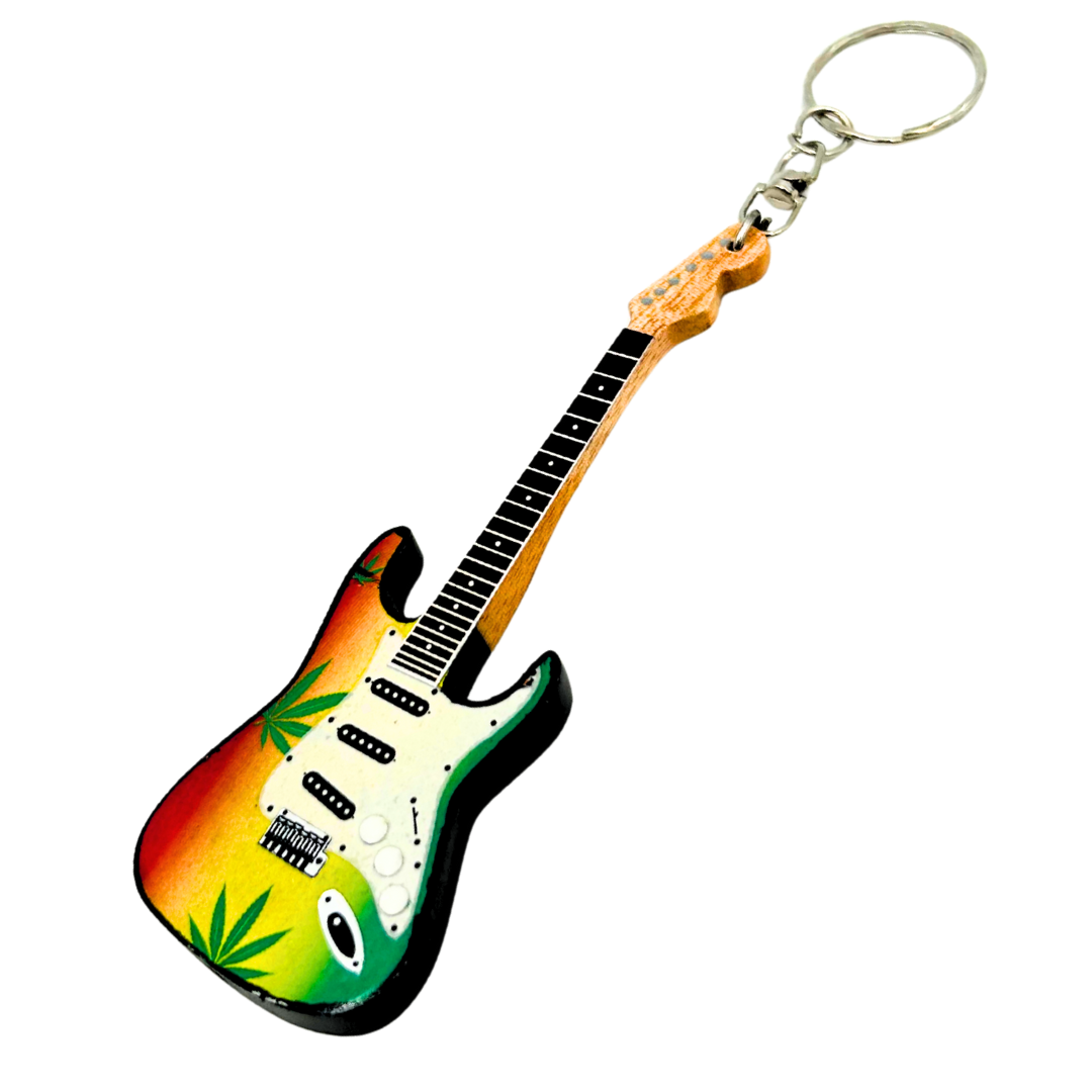 Kľúčenka gitara v štýle Bob Marley Reggae Gadget - EGK-0641