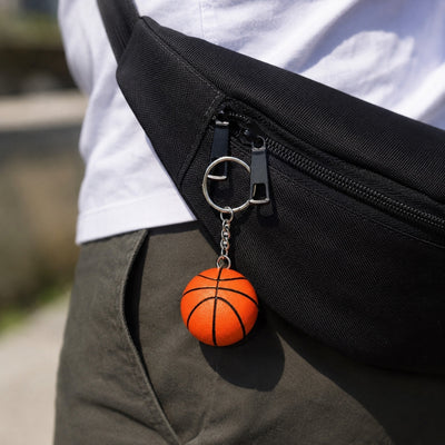 Prívesok na kľúče basketbal s personalizovaným gravírovaním
