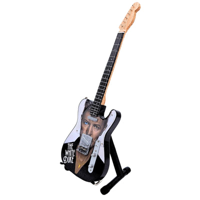 Mini Gitara Kolekcjonerska David Bowie MGT-8976 z Grawerem