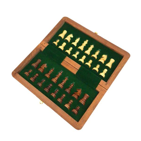 Drevený magnetický šach 17x17cm s personalizovaným gravírovaním