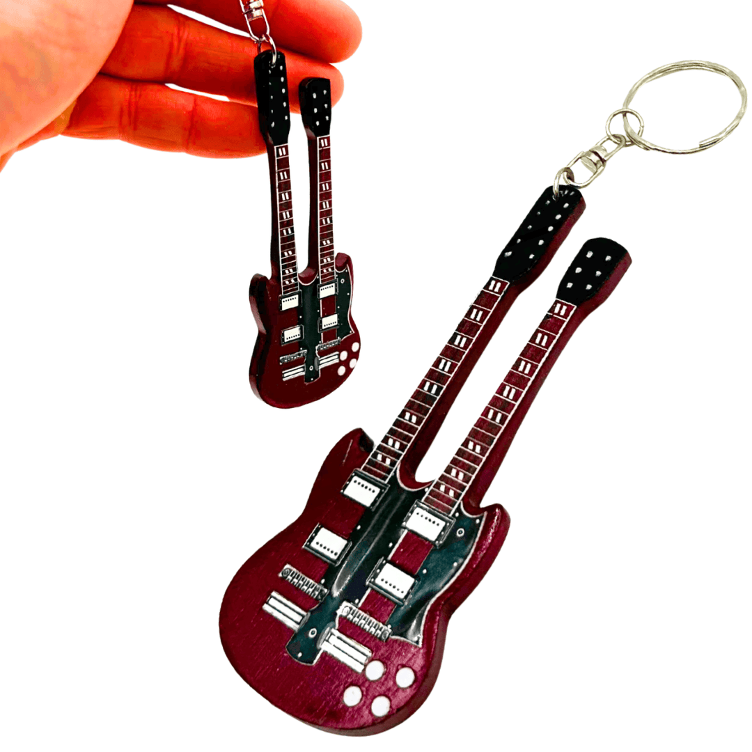 Kľúčenka gitara Led Zeppelin - Jimmy Page - EGK-0115