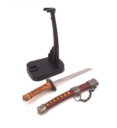 Katana - nôž na papier SW-199 s možnosťou personalizácie gravírovaním, ideálny darček, výška 18 cm, dekoratívna pošva v súprave