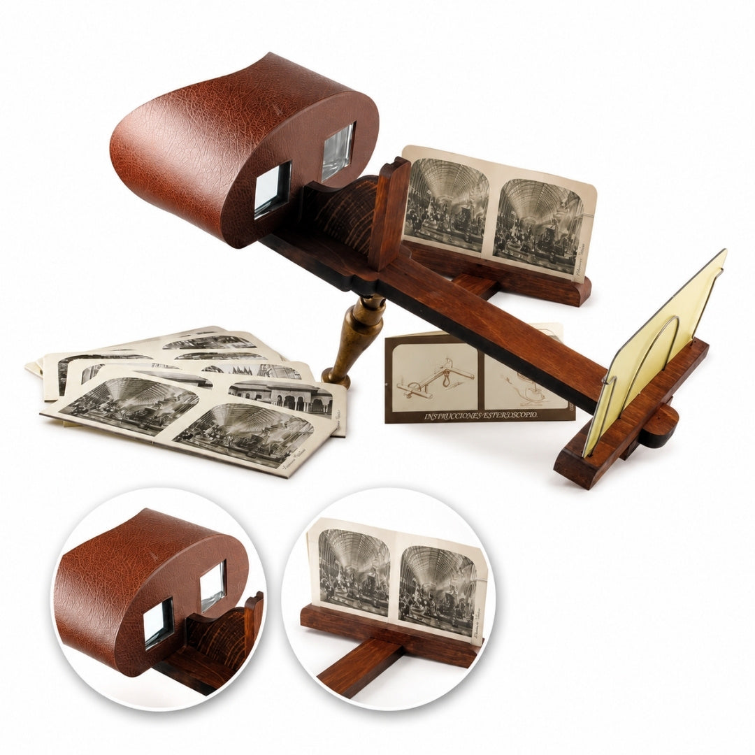 Stereoskop H60 Retro s gravírovaním