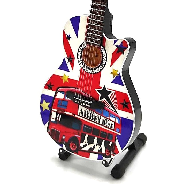 Zberateľská mini gitara The Beatles