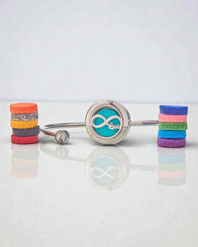 Náramok Aromalife Večná láska – vôňový medailón Nekonečná láska 20 mm