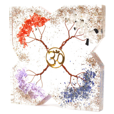 Orgonite Desk Power Pack - 4 Tree Copper Attractor - Lrg