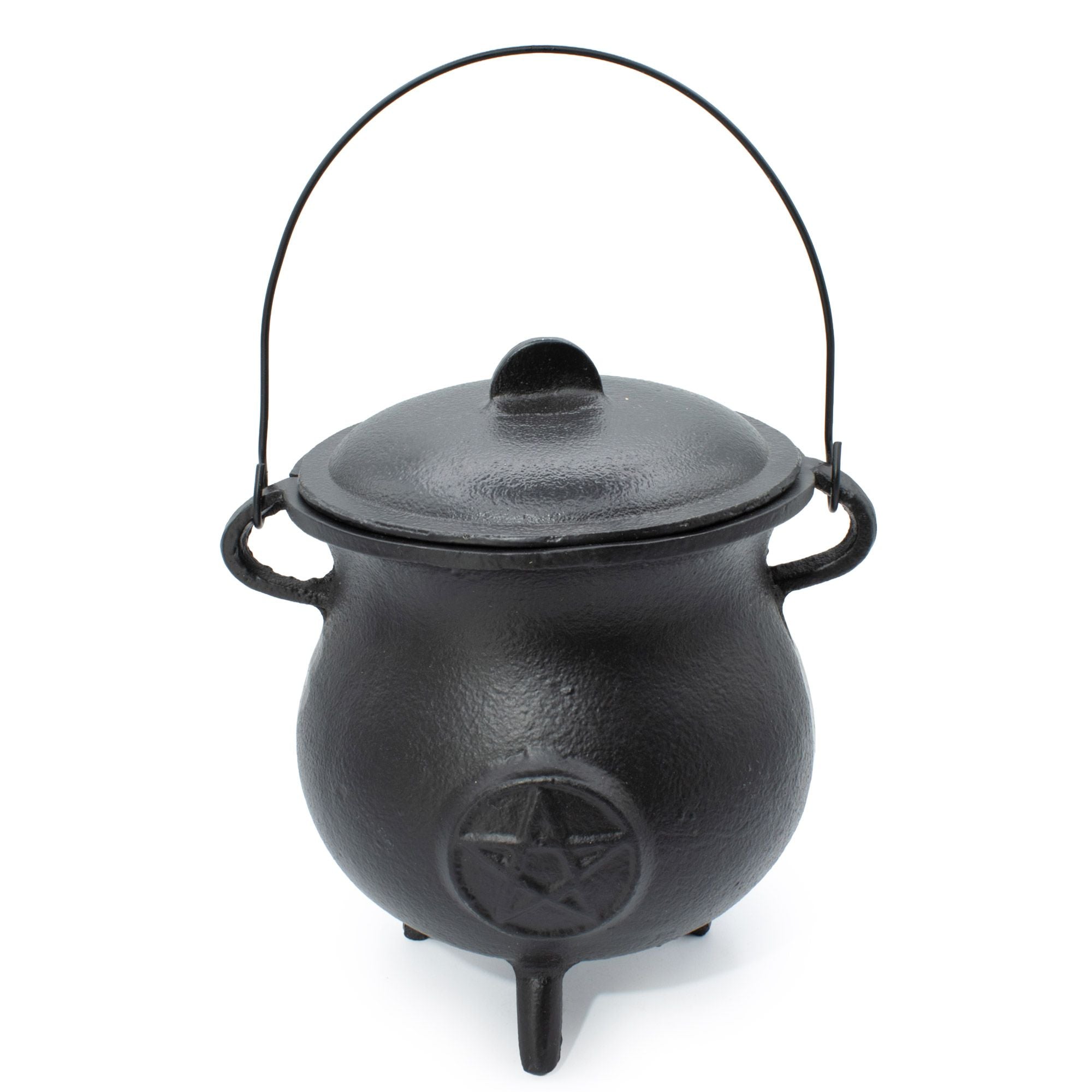 Masívny liatinový kotlík s pentagramom 23x18 cm, 4500 g