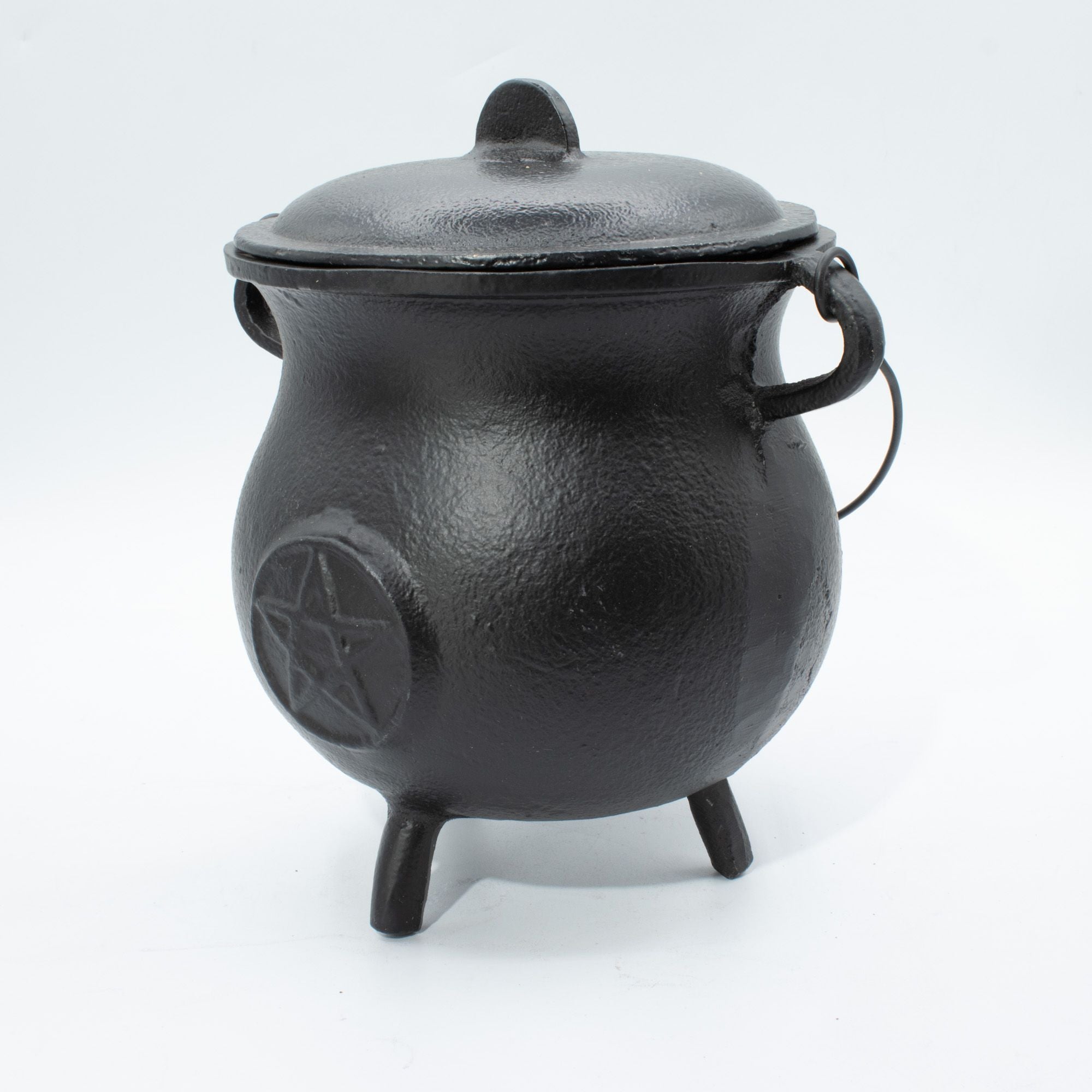 Masívny liatinový kotlík s pentagramom 23x18 cm, 4500 g