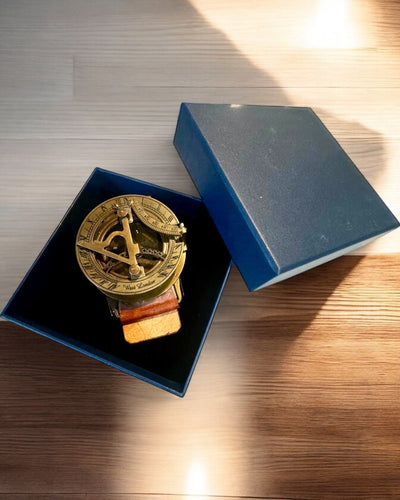 Slnečné hodinky "Antický kompas", náramkové hodinky s kompasom, možnosť personalizácie gravírovaním