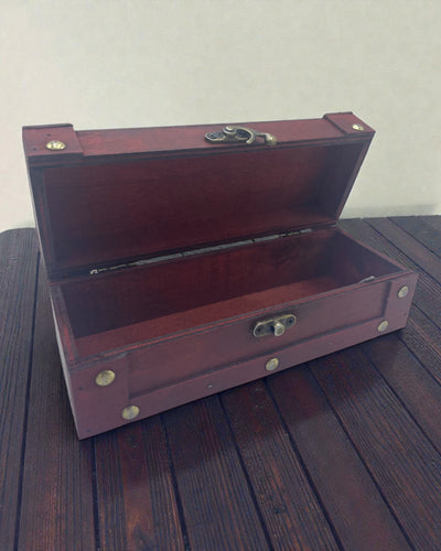 Štíhla jantárová archa – dlhá hnedá schránka