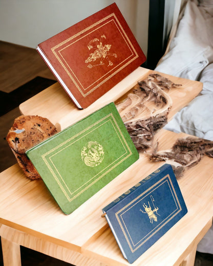 Vintage hnedý zápisník s ozdobným obalom v retro štýle – Zápisník prieskumníka – Hnedý, Vintage