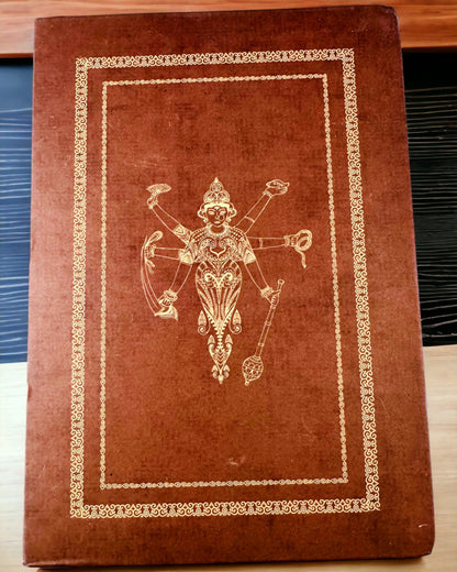 Vintage hnedý zápisník s ozdobným obalom v retro štýle – Zápisník prieskumníka – Hnedý, Vintage
