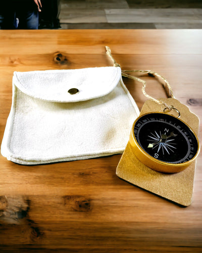 Kompaktný navigačný kompas s kovovým povrchom – Nevyhnutnosť každého cestovateľa, s gravírovaním
