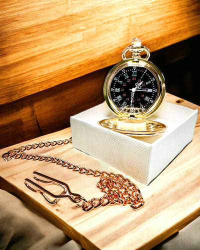 Vreckové hodinky v klasickom štýle – Ružové zlato, vintage elegancia