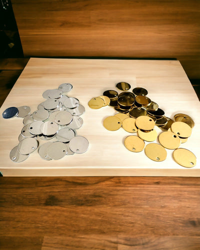 Okrúhly prívesok z nehrdzavejúcej ocele na darček s možnosťou personalizácie, gravírovania