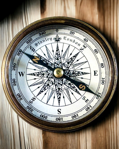 Námorný kompas "Stanley Marine London" s možnosťou personalizácie, 2 varianty na výber