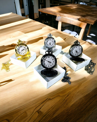 Klasické strieborné vreckové hodinky s možnosťou gravírovania