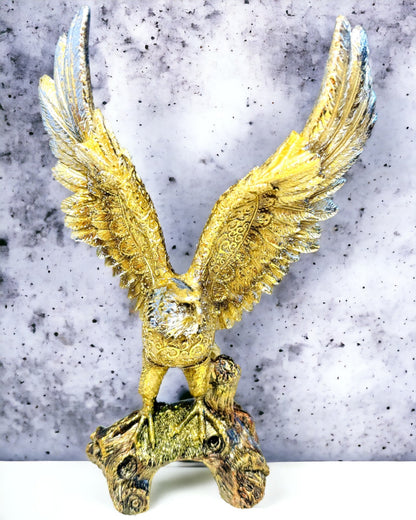 Statuetka "Zlatý orol" s možnosťou personalizácie - Dekorácia zo živice