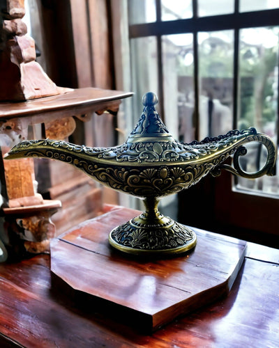 Magická lampa Aladina s možnosťou gravírovania - Variant Strúhané zlato