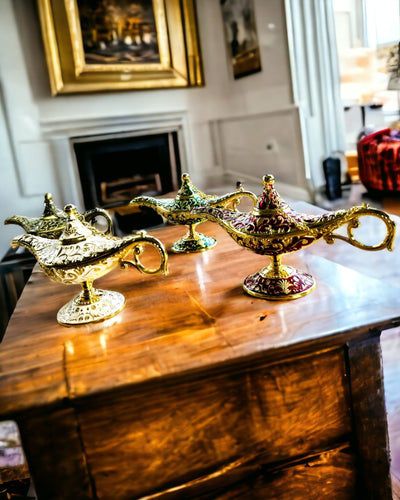 Magická lampa Aladina s možnosťou gravírovania - Variant Strúhané zlato