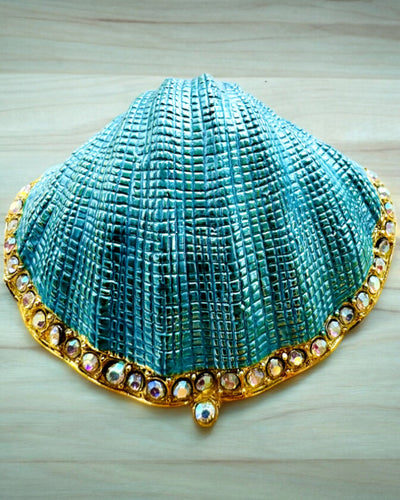 Skarbiec Wspomnień Muszelka - Skrinka na šperky s možnosťou personalizácie gravírovaním, darček