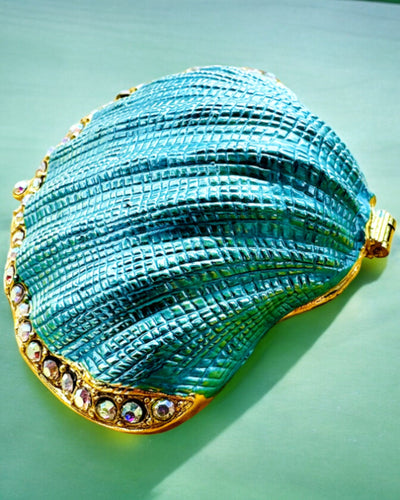 Skarbiec Wspomnień Muszelka - Skrinka na šperky s možnosťou personalizácie gravírovaním, darček