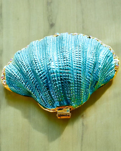 Skarbiec Wspomnień Muszelka - Skrinka na šperky s možnosťou personalizácie gravírovaním, darček