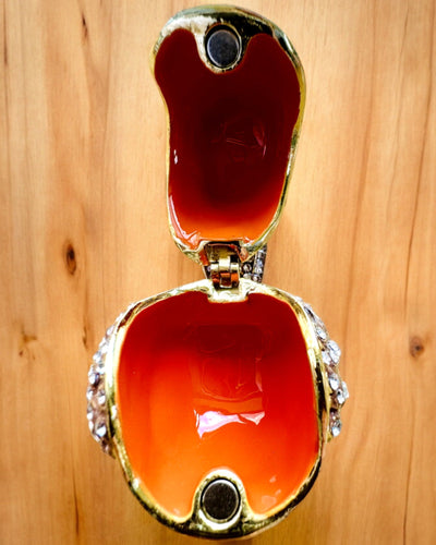 Farebný Vtáčik Vrabec s Gravírovaním - Roztomilá Skrýša na Poklady