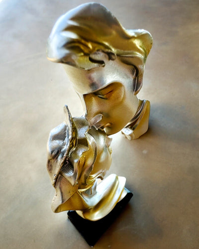 Figurka "Elegancja w Kamieniu" kolor srebrny  - Dekoracyjna z Opcją Grawerowania, 2 wymiary do wyboru