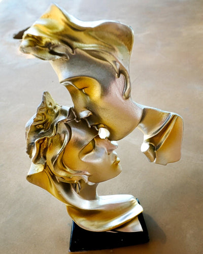 Figurka "Elegancja w Kamieniu" kolor srebrny  - Dekoracyjna z Opcją Grawerowania, 2 wymiary do wyboru