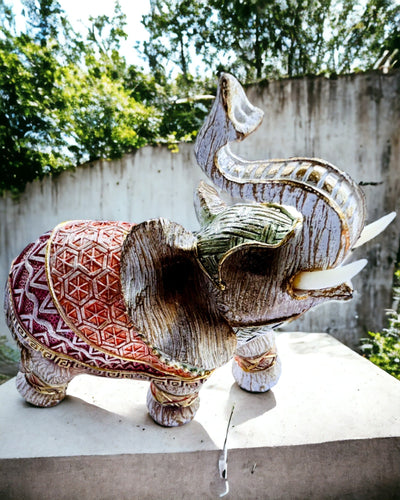 Słoniowa Stróżka – Dekoratívny Slon zo Živice s Možnosťou Gravírovania