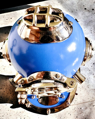 Hełm Odkrywcy Głębin - Edycja Kolekcjonerska z Możliwością Grawerowania, 35 cm, prezent dla strażaka lub nurka