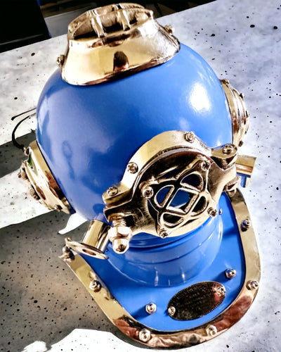 Hełm Odkrywcy Głębin - Edycja Kolekcjonerska z Możliwością Grawerowania, 35 cm, prezent dla strażaka lub nurka