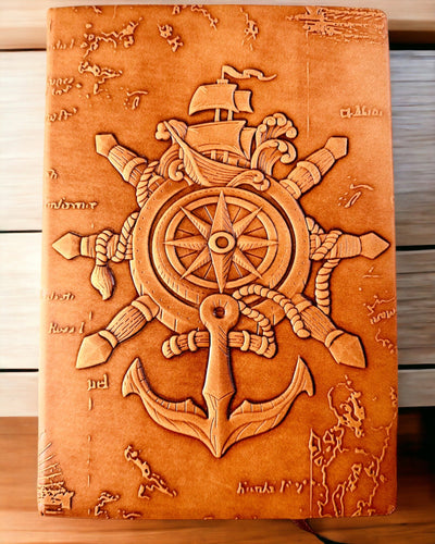 Notatníky s námorníckym motívom „Nautica” s možnosťou personalizácie gravírovaním, na darček