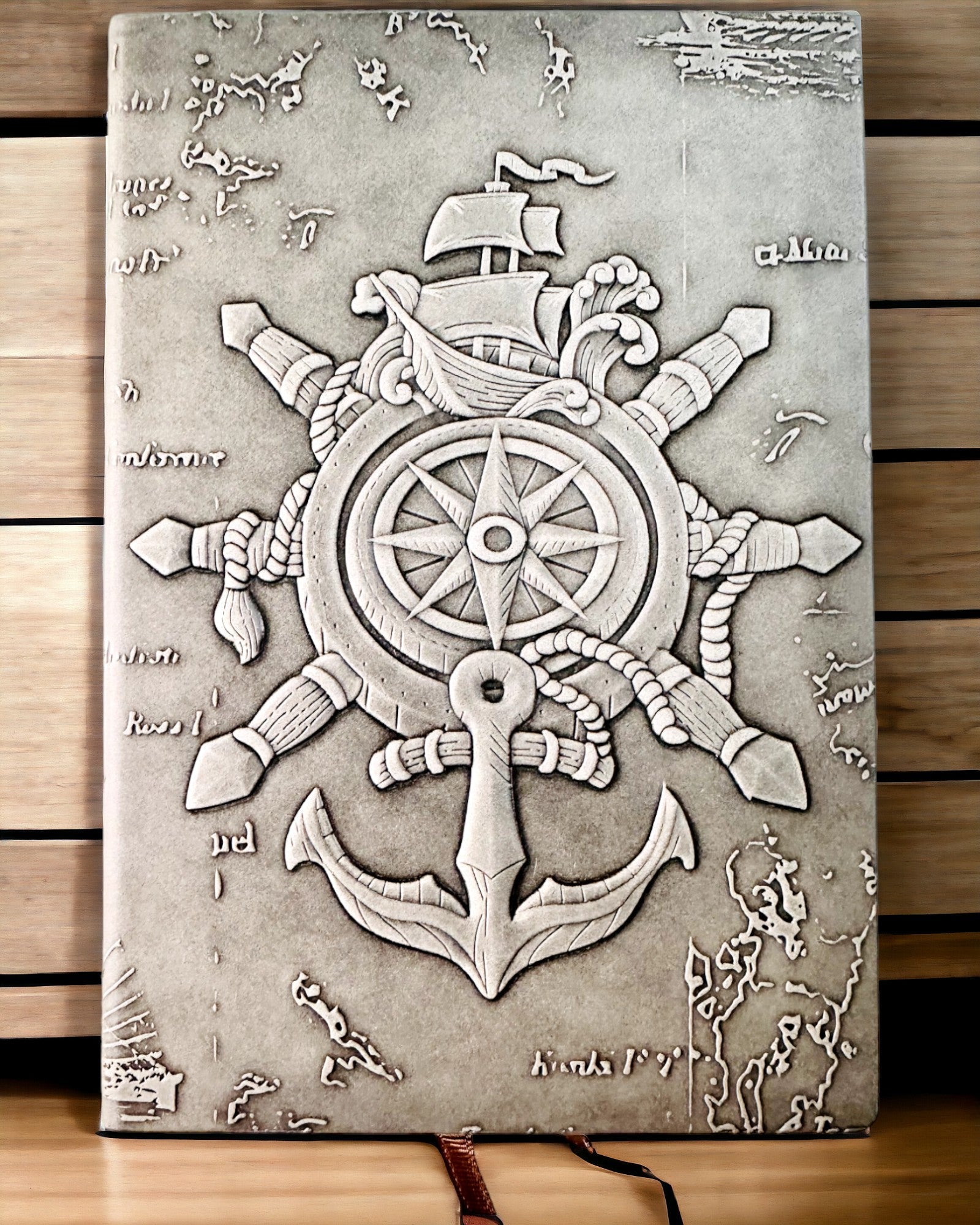 Notatníky s námorníckym motívom „Nautica” s možnosťou personalizácie gravírovaním, na darček
