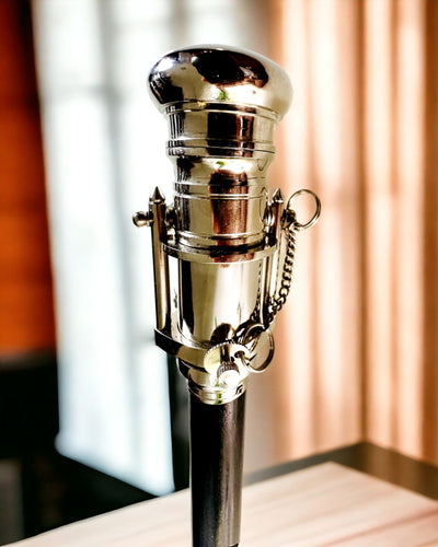 PALICA NA CHODENIE S DRŽADLOM S FUNKCIOU ĎALEKOHĽADU – ELEGANTNÁ A MODERNÁ, 95 CM - kapitánsky "Navigator's Crest"