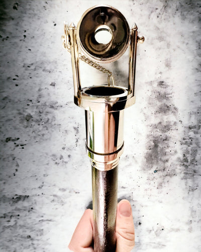 PALICA NA CHODENIE S DRŽADLOM S FUNKCIOU ĎALEKOHĽADU – ELEGANTNÁ A MODERNÁ, 95 CM - kapitánsky "Navigator's Crest"