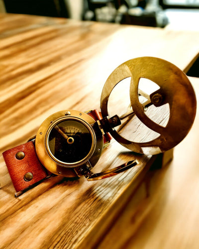 Slnečné hodinky "Antický kompas", náramkové hodinky s kompasom, možnosť personalizácie gravírovaním