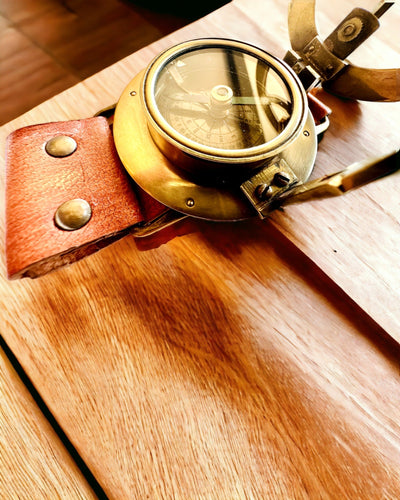 Slnečné hodinky "Antický kompas", náramkové hodinky s kompasom, možnosť personalizácie gravírovaním