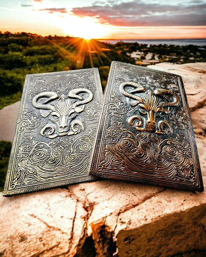 Magický Notes, zápisník "Boski Byk" - Elegantná a Výnimočná Papiernictvo, personalizácia gravírovaním