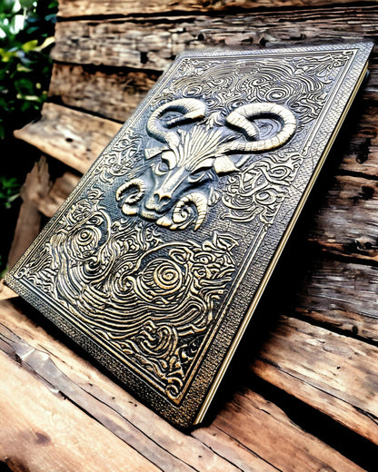 Magický Notes, zápisník "Boski Byk" - Elegantná a Výnimočná Papiernictvo, personalizácia gravírovaním