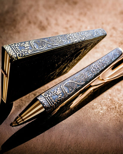Magický Notes, zápisník "Boski Byk" - Elegantná a Výnimočná Papiernictvo, personalizácia gravírovaním