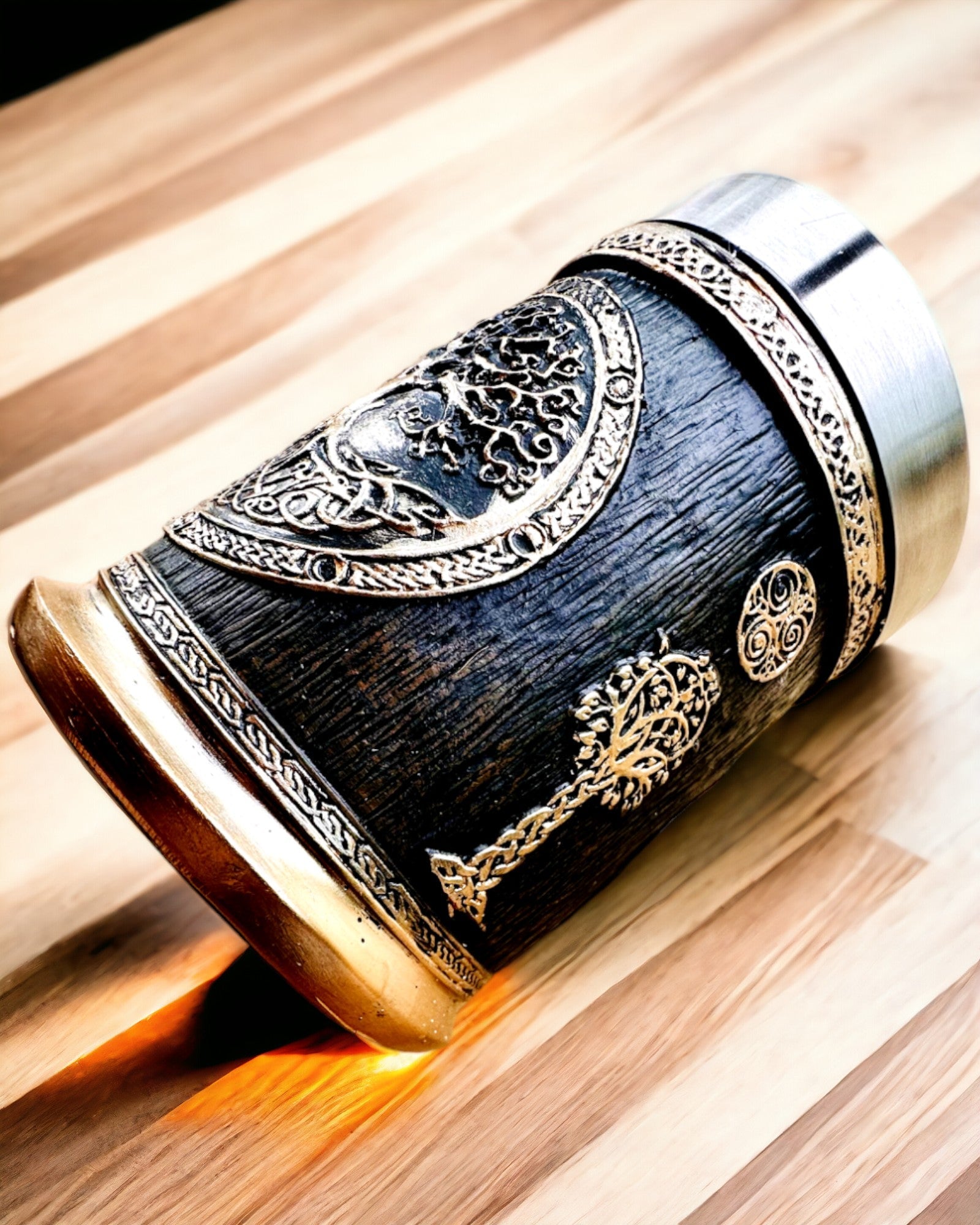 Nordycki Pohár Strom Sveta - Majstrovské Vyhotovenie, 600 ml, možnosť personalizácie gravírovaním