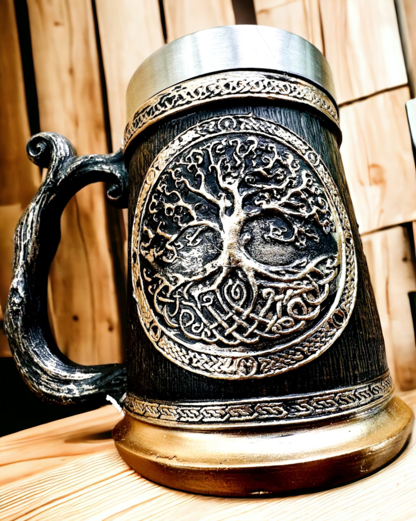 Nordycki Pohár Strom Sveta - Majstrovské Vyhotovenie, 600 ml, možnosť personalizácie gravírovaním