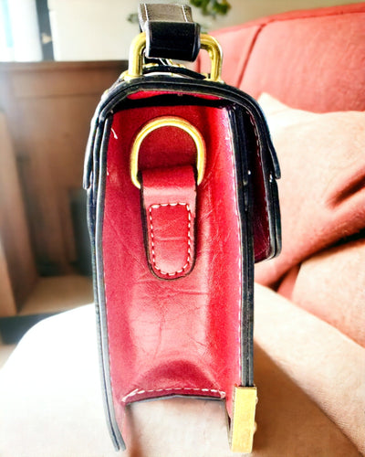 "Królewski Ryk" Štvorcová Taška na Rameno s Hlavou Leva